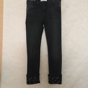 Zara Basic Z1975 Denim Black Size 4